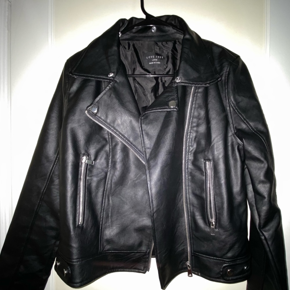 New leather jacket
